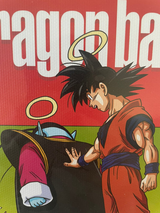 Dragon Ball - Ichiban Kuji - Lot I Tableau Canvas Board 15*21cm Son Goku Kaiô du Nord