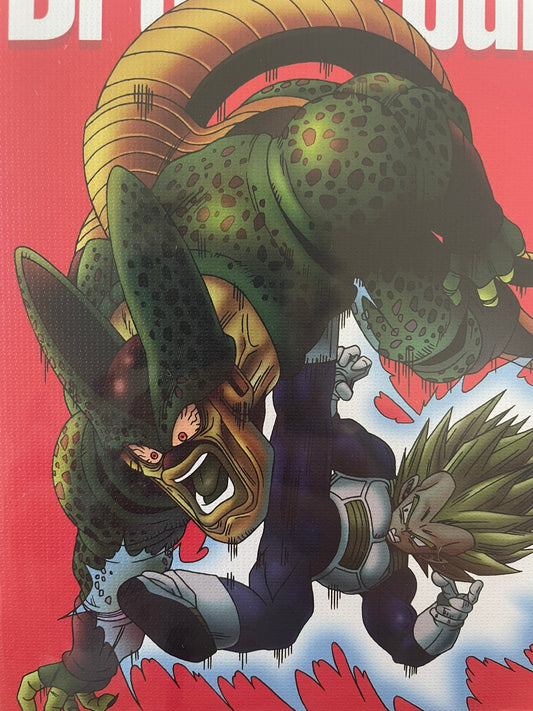 Dragon Ball - Ichiban Kuji - Lot I Canvas Board 15*21cm Cell & Vegeta