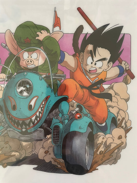 Poster Affiche Oolong & Son Goku | Dragon Ball | BANPRESTO