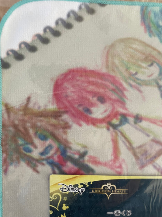 Kingdom Hearts- Ichiban Kuji - 20th Anniversary Lot F Serviette 25*25cm Dessin