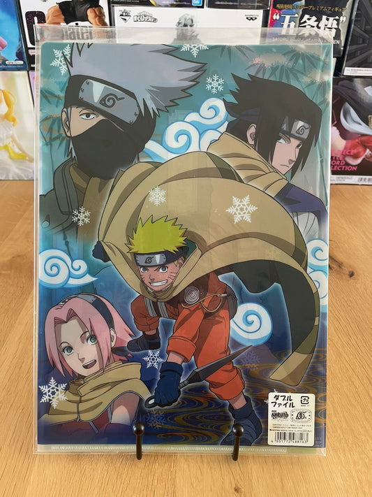 Naruto Le Film - Clear File double A4 Naruto, Sasuke, Sakura, Kakashi