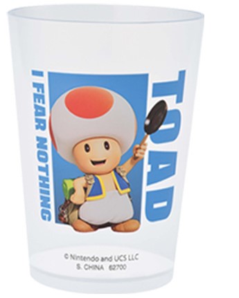 Super Mario - ICHIBAN KUJI - Lot C Glass Plastic Toad