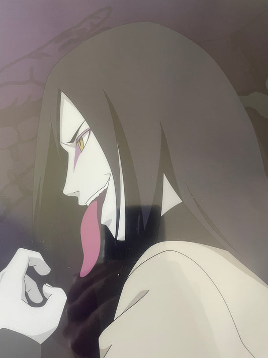 Poster Naruto avec cartonné Orochimaru – sous sachet Ichiban Kuji Shinobi no Kizuna (Lot F).