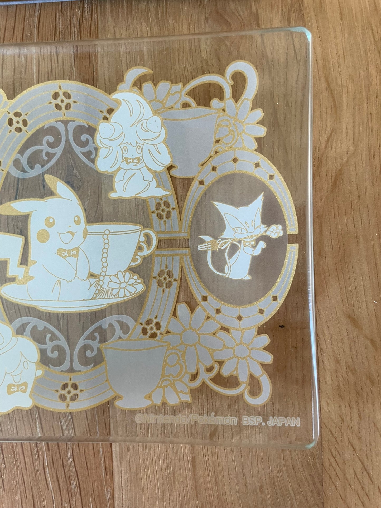 Pokémon – Assiette Pikachu Dedenne Fantominus Ichiban Kuji Antique & Tea 11 x 9 cm