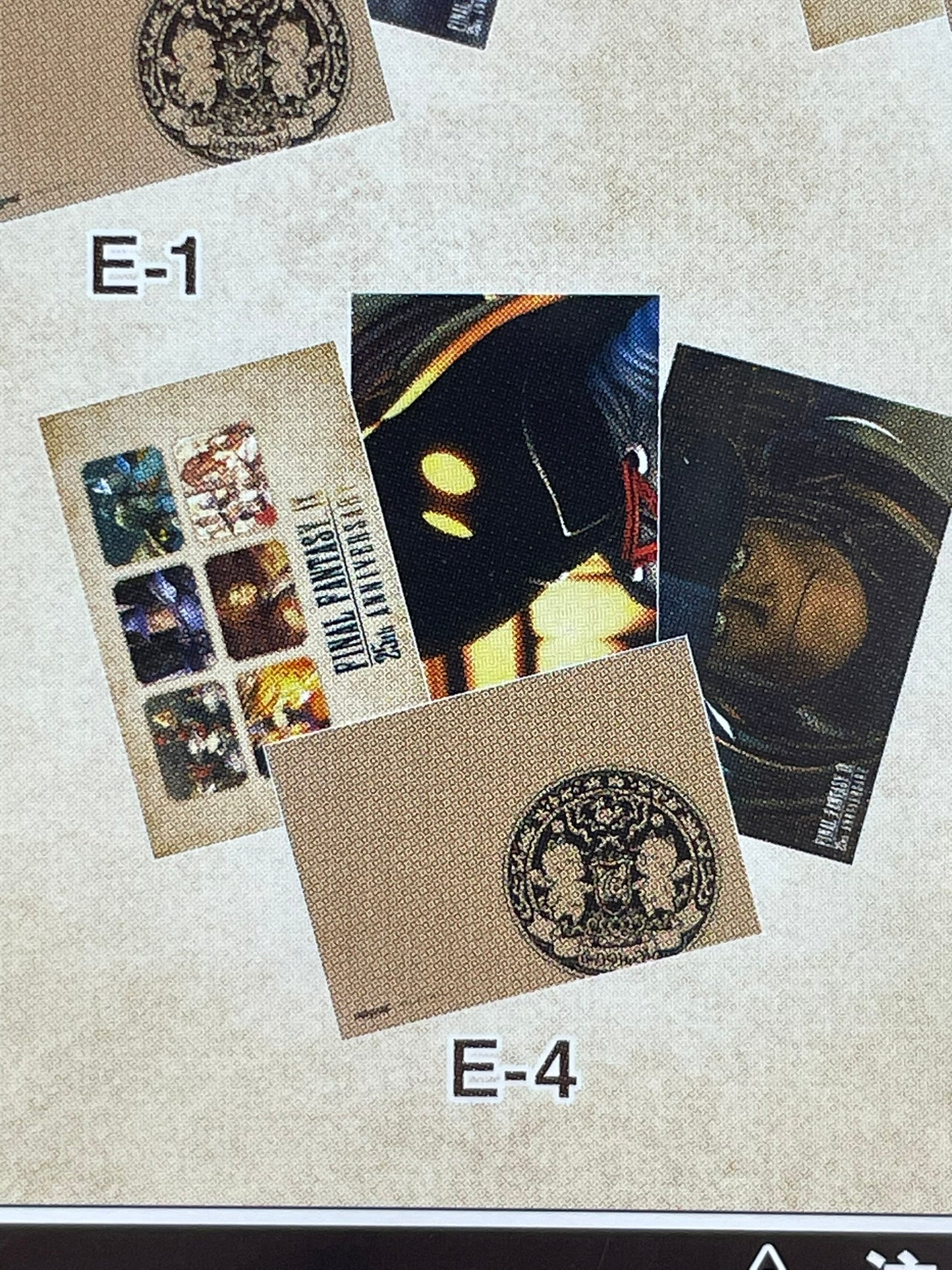 Set de 3 cartes postales Final Fantasy IX 25th Anniversary lot E-4