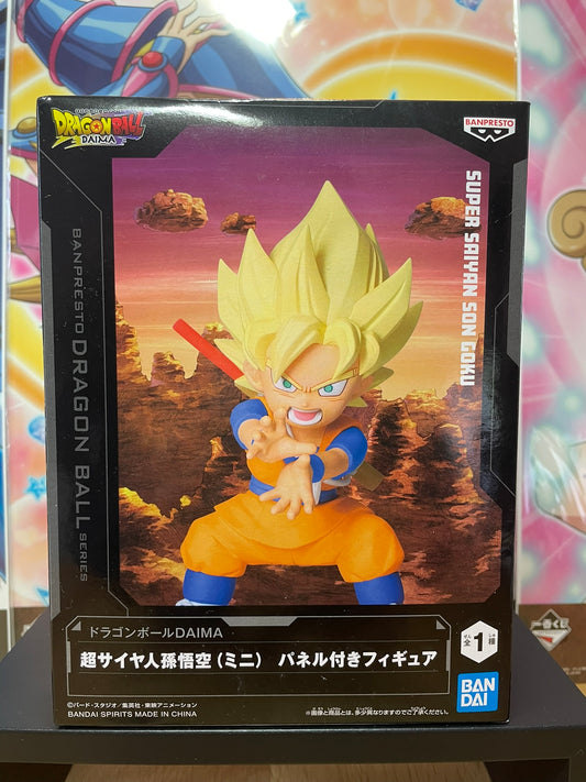 Figurine Son Goku SSJ Daima Panel Mini 7 cm | Dragon Ball Daima | Banpresto