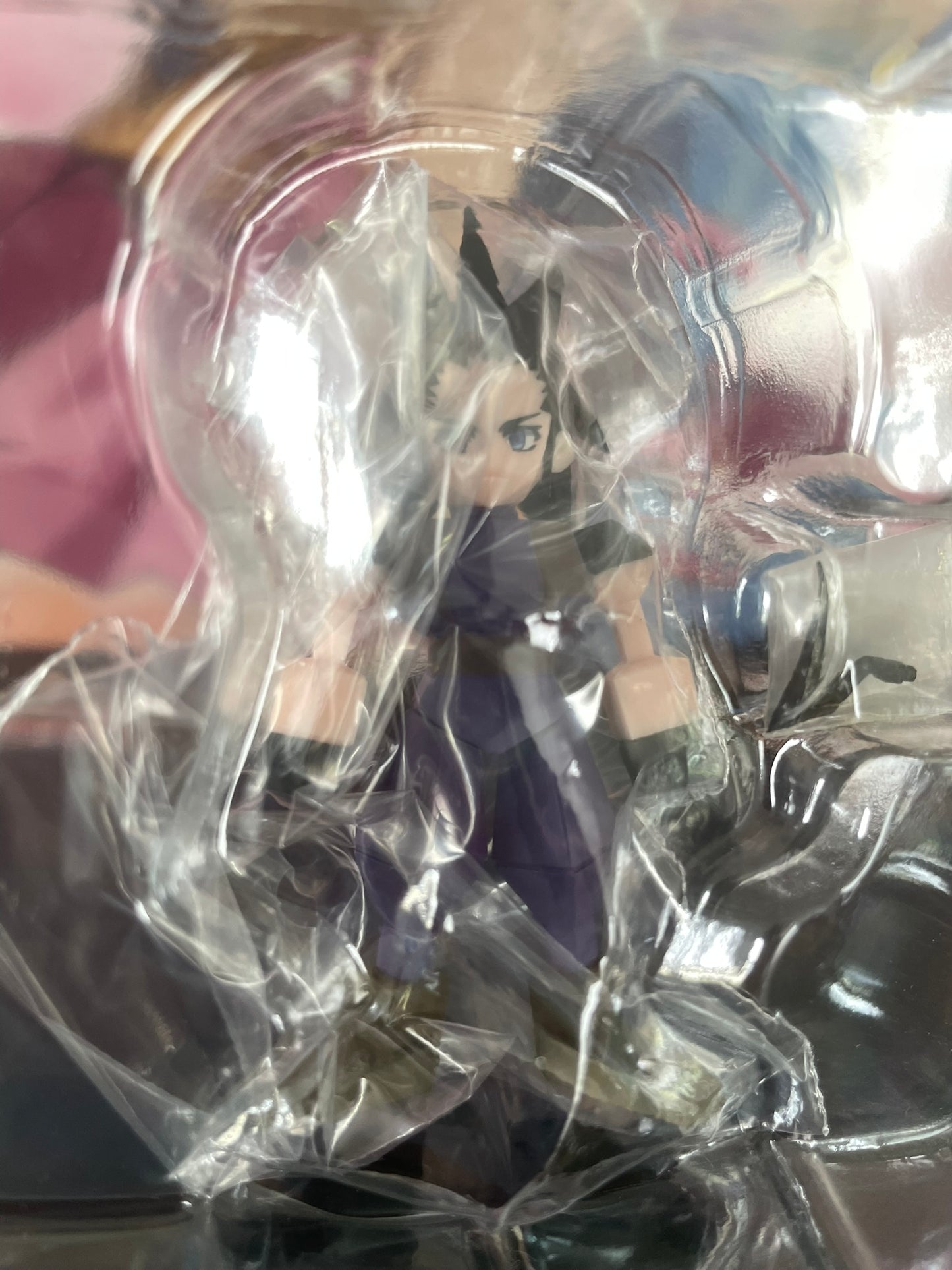 figurine mini zack fair secret final fantasy vii rebirth hatsubai kinen kuji mini figure g prize square enix 5.5cm