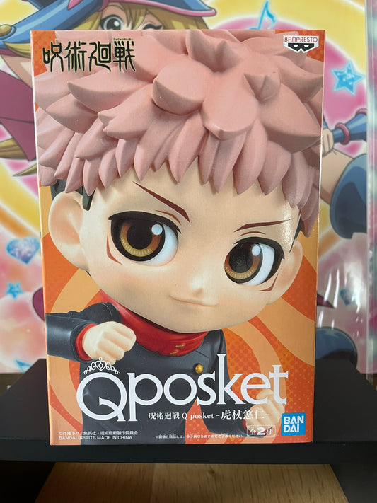 Figurine Yuji Itadori Q Posket Noir 14 cm | Jujutsu Kaisen | Banpresto