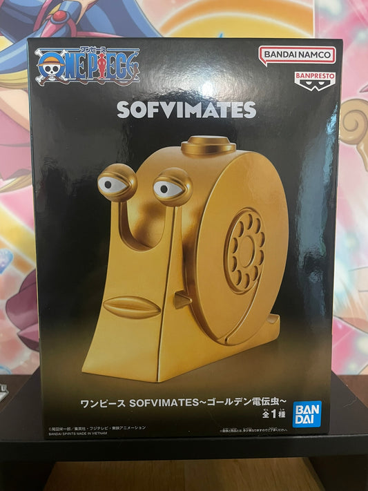 Figurine Den Den Mushi Sofvimates Golden | One Piece | Banpresto