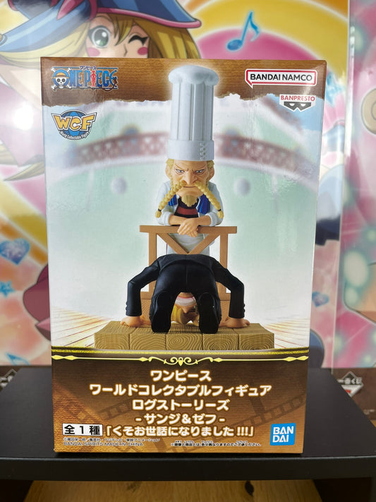 Figurine Sanji & Zeff WCF Log Stories 8 cm | One Piece | Banpresto