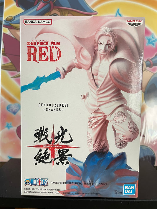 Figurine Shanks Senko Zekkei Film Red | One Piece | Banpresto
