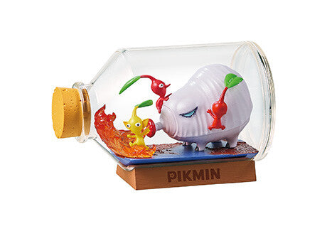 Figurine Pikmin rouge, Pikmin jaune, Buta-dokkuri Pikmin Terrarium Collection (4) | Pikmin | Re-Ment