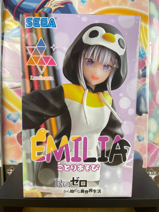 Figurine Emilia Re Zero Luminasta Kotoriasobi