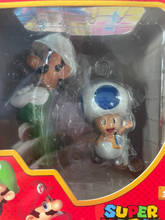 Figurine Luigi, Toad Standard Figure Vol.02 (Fire) | Super Mario | Nihon Auto Toy
