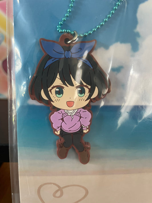 Porte-clés caoutchouc Sarashina Ruka Manzokudo 4 ~Natsu Moyou, Koi Moyou.~ 7 cm | Rent-A-Girlfriend | Ichiban Kuji