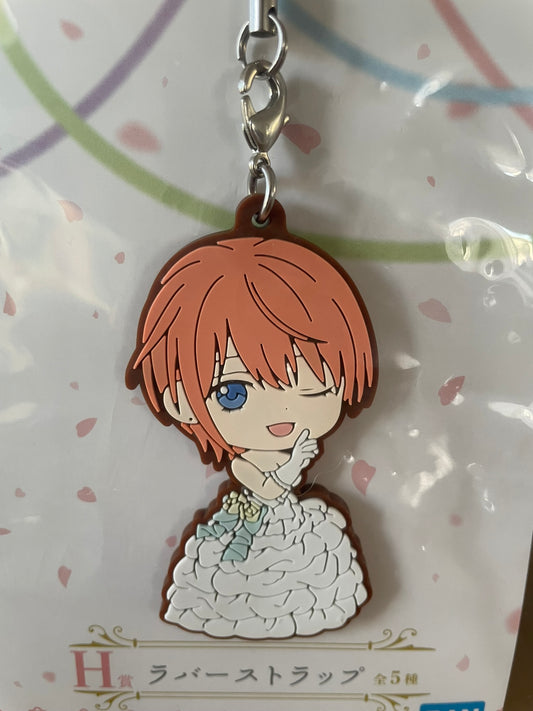 Porte-clés caoutchouc Ichika Nakano Itsutsugo Game Final 6,5 cm | The Quintessential Quintuplets | Ichiban Kuji