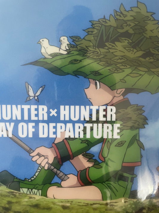Poster Hunter x Hunter avec cartonné Gon Freecs – sous sachet Ichiban Kuji Day of Departure (Lot F).