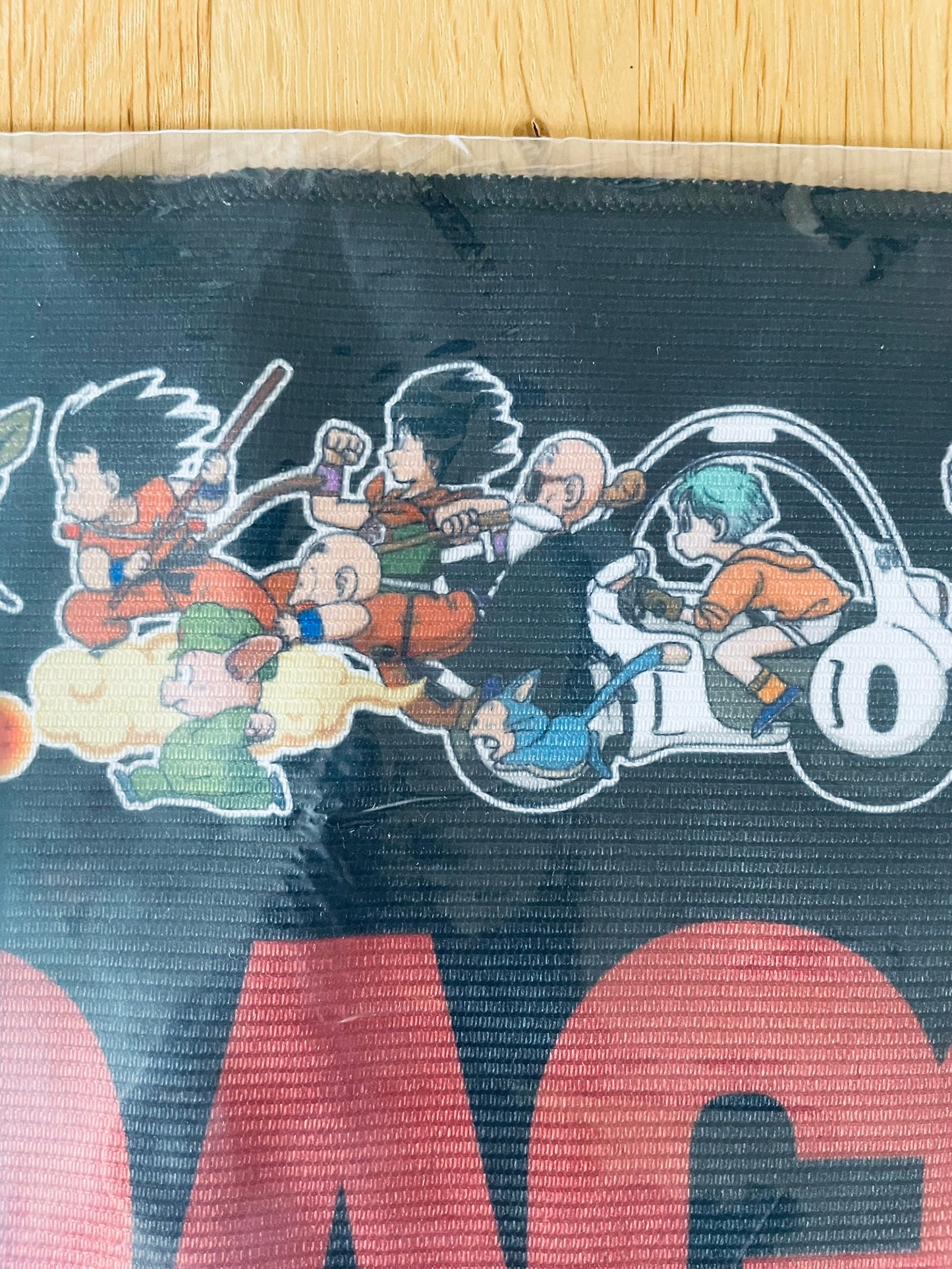 Serviette Dragon Ball avec Goku, Gohan, Krillin, Piccolo, Vegeta – sous sachet Ichiban Kuji Dragon Ball VS Omnibus Ultra (Lot G).