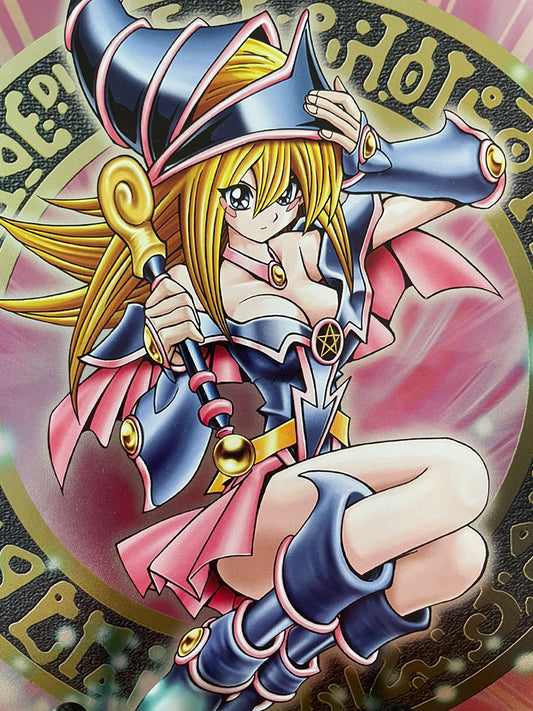 Shikishi Black Magician Girl Ichiban Kuji Vol. 2 Yu-Gi-Oh! 20x20 cm Bandai Spirits
