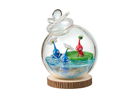 Figurine Pikmin bleu & rouge Pikmin Terrarium Collection (5) | Pikmin | Re-Ment