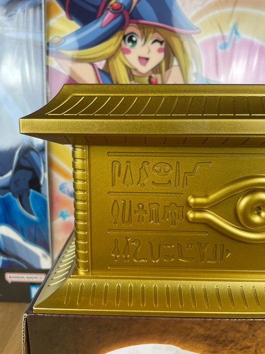 Yu-Gi-Oh! – Boîte à mouchoirs Sarcophage d’Or 12.4 cm SK Japan (Ouvert, très bon état)