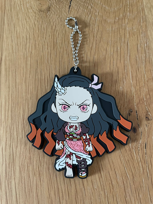 Porte-clés caoutchouc Nezuko Kamado | Demon Slayer | Ichiban Kuji
