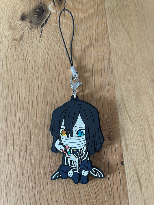 Porte-clés caoutchouc Obanai Iguro | Demon Slayer | Ichiban Kuji
