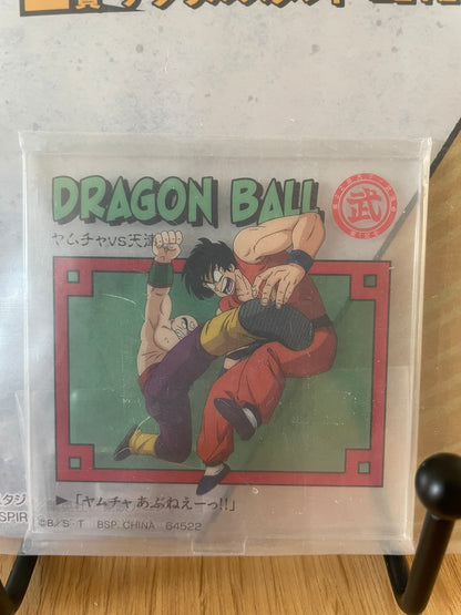 Dragon Ball - Ichiban Kuji - Dragon History Lot E Stand Acrylic Yamcha VS Tien Shinhan 7x7cm