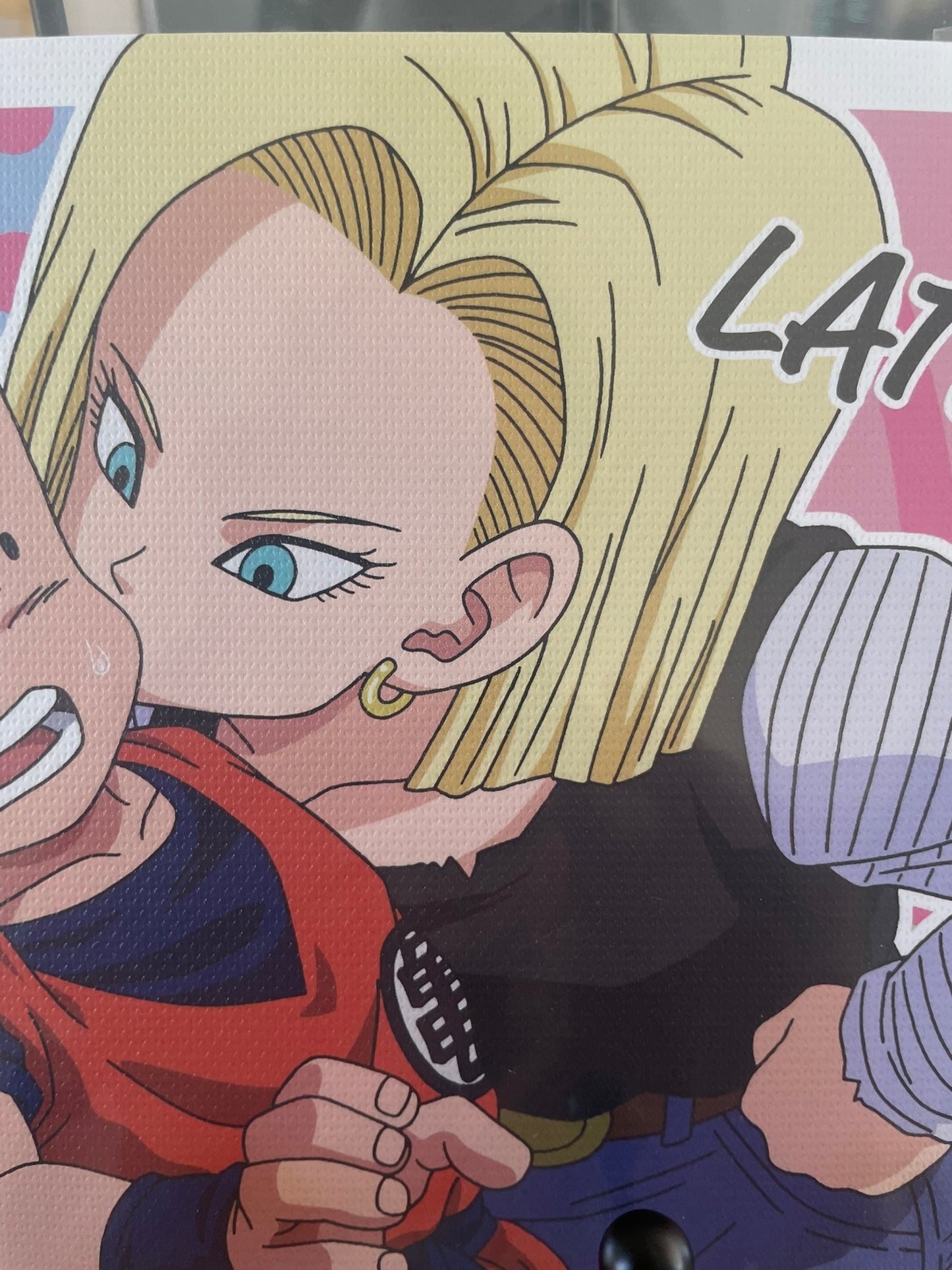 Dragon Ball - Ichiban Kuji - Lot I Canvas Board 15*21cm C-18 &amp; Krillin