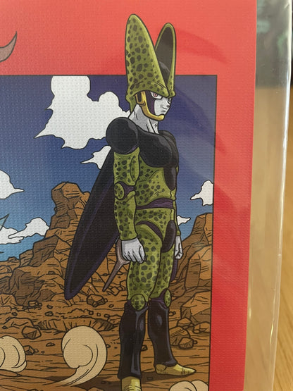 Dragon Ball - Ichiban Kuji - Lot I Canvas Board 15*21cm Cell &amp; Son Gohan