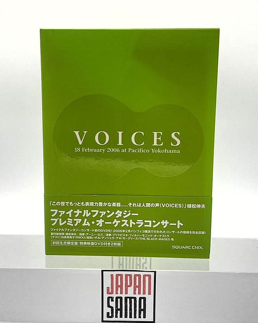 FINAL FANTASY - DVD OST Musique VOICES Premium Orchestra Concert First Press Limited Edition