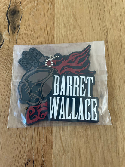 Final Fantasy - Barret Wallace Rubber Keychain 7 cm