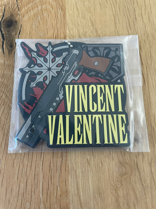 Final Fantasy - Porte Clés Caoutchouc Vincent Valentine 7 cm