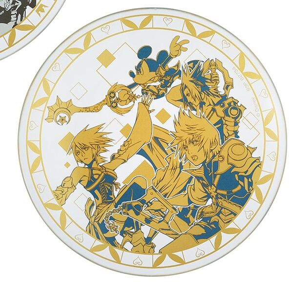 Kingdom Hearts - ICHIBAN KUJI - Linking Heart Set D Glass Plate