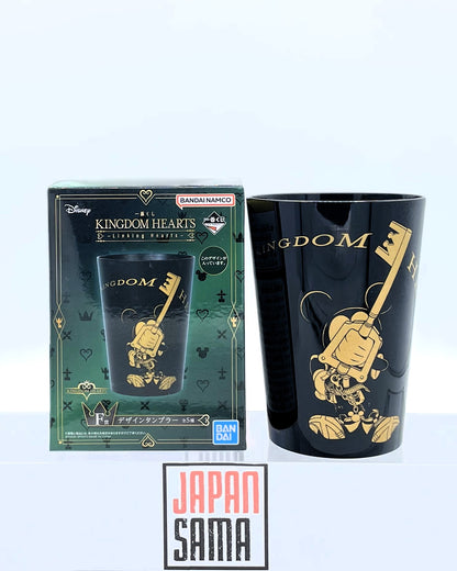 Kingdom Hearts - ICHIBAN KUJI - Linking Hearts Lot F King Mickey Plastic Glass