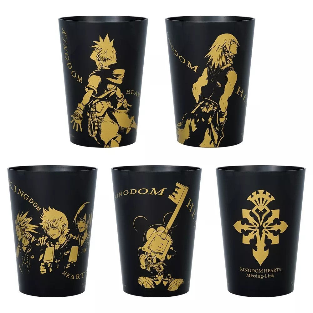 Kingdom Hearths - ICHIBAN KUJI - Linking Hearts Lot F Verre plastique Axel, Roxas, Xion