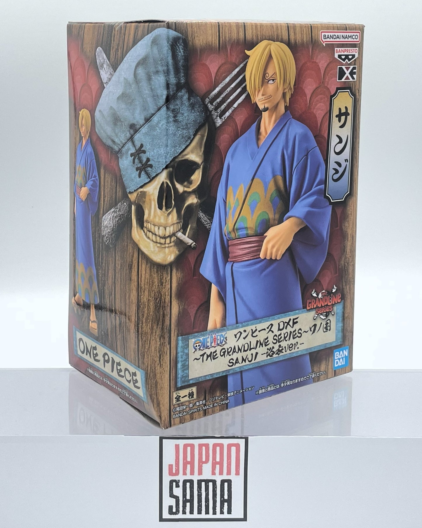 One Piece - BANPRESTO - DXF Figure The Grandline Series Wano Country Sanji Yukata Version
