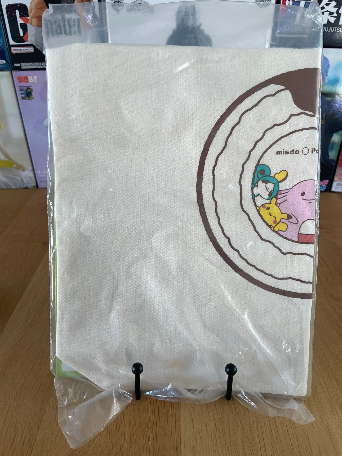 Pokemon - Mister Donut x Pokemon Misdo Pikachu &amp; Chansey Fabric Tote Bag 33x40cm