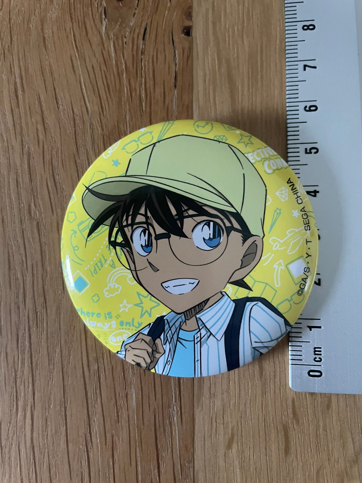 Détective Conan – Badge Conan Edogawa Good Day! Good Travel! 5 cm SEGA
