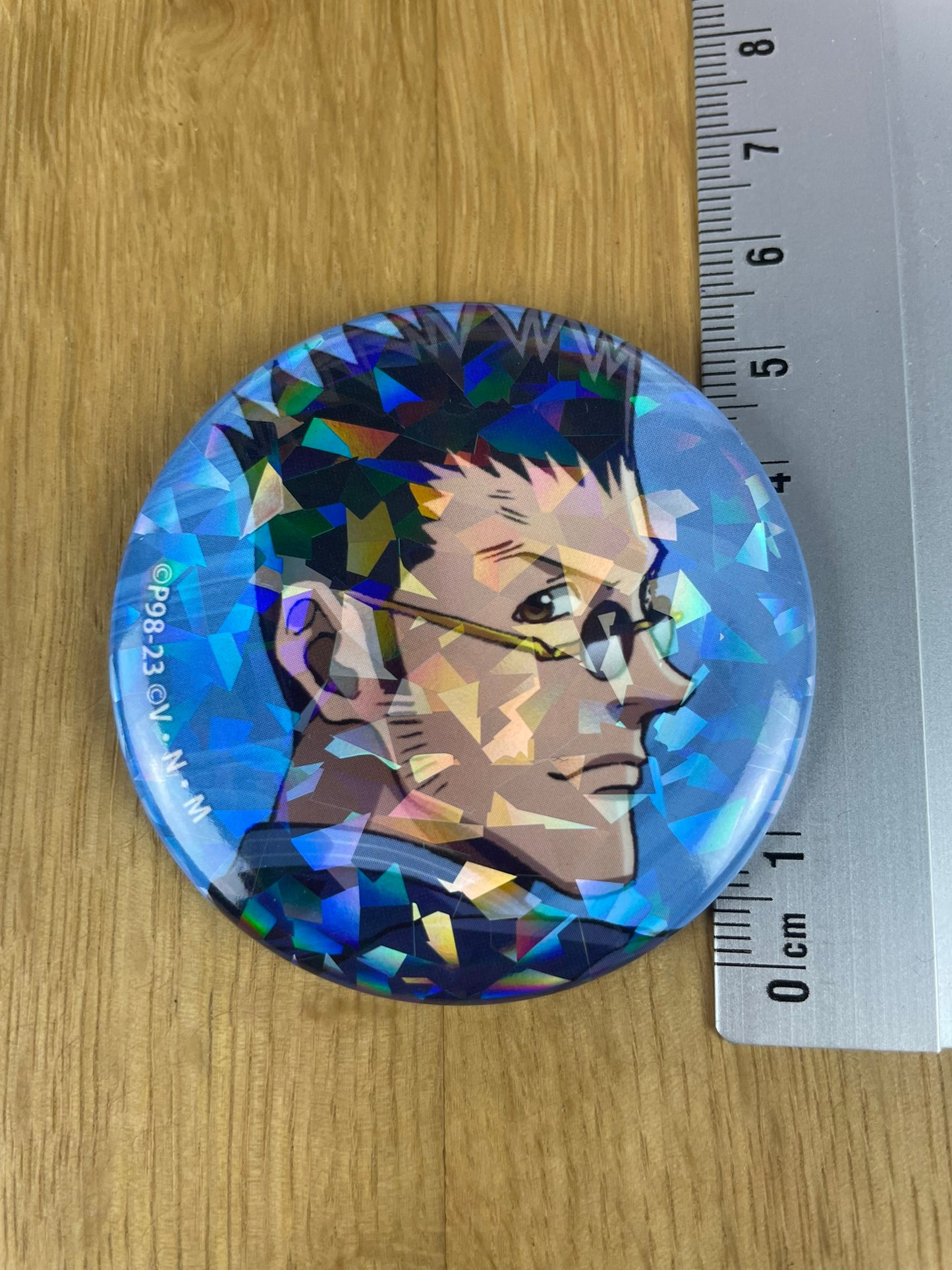 Badge Leorio Paladinight Dos au combat A 5,5 cm | Hunter × Hunter | Bandai Spirits