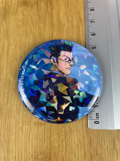 Badge Leorio Paladinight Dos au combat B 5,5 cm | Hunter × Hunter | Bandai Spirits