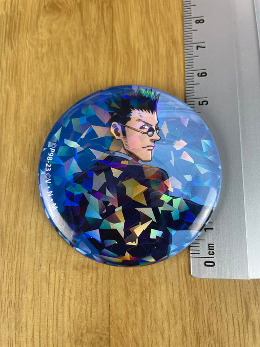 Badge Leorio Paladinight Dos au combat B 5,5 cm | Hunter × Hunter | Bandai Spirits