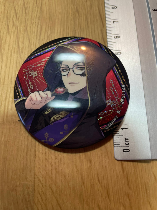 Badge Trey Clover Capsule vol.3 Rayures 5 cm | Twisted Wonderland | SEGA