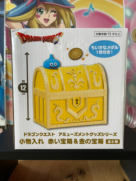 Dragon Quest - Boîte de rangement Slime Coffre Trésor Doré Rouge 12 cm Square Enix