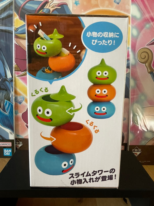 Dragon Quest – Boîte de Rangement Rotative Slime Tower & Frères Métalliques 18 cm Square Enix