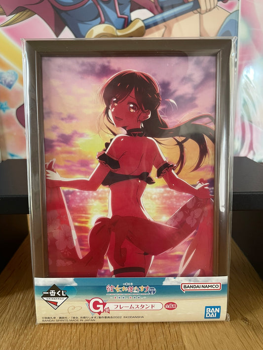 Cadre Chizuru Mizuhara Manzokudo 4 ~Natsu Moyou, Koi Moyou.~ 11 x 16 cm | Rent-A-Girlfriend | Ichiban Kuji
