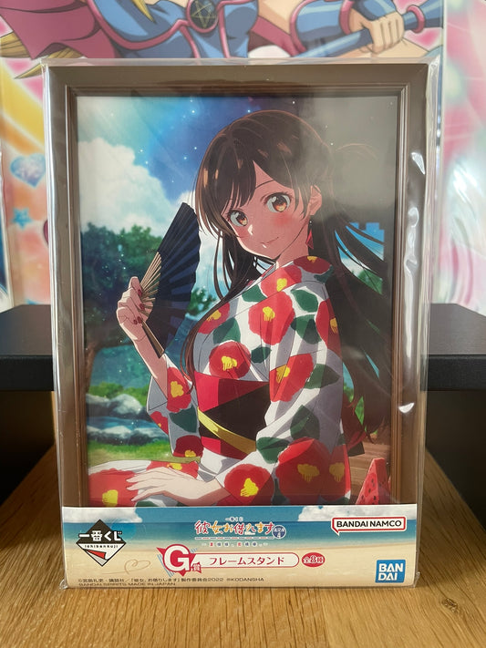 Cadre Chizuru Mizuhara Manzokudo 4 ~Natsu Moyou, Koi Moyou.~ 11 x 16 cm | Rent-A-Girlfriend | Ichiban Kuji