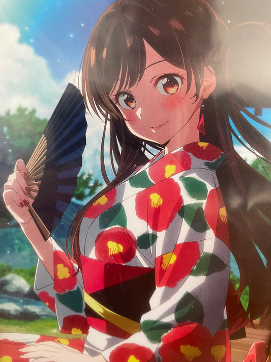 Cadre Chizuru Mizuhara Manzokudo 4 ~Natsu Moyou, Koi Moyou.~ 11 x 16 cm | Rent-A-Girlfriend | Ichiban Kuji