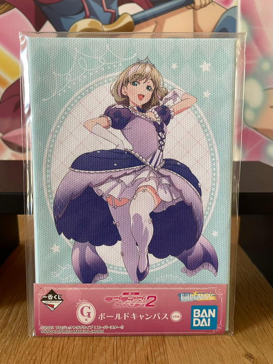 Love Live! Superstar!! – Canvas Keke Tang Nonfiction!! Ichiban Kuji Bold Canvas 15 cm