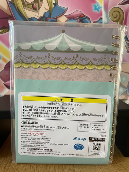 Pokémon – Carnet Ring Notebook Pikachu Évoli Ponyta Ichiban Kuji Dramatic Collection Galar Form 13,5 x 18
